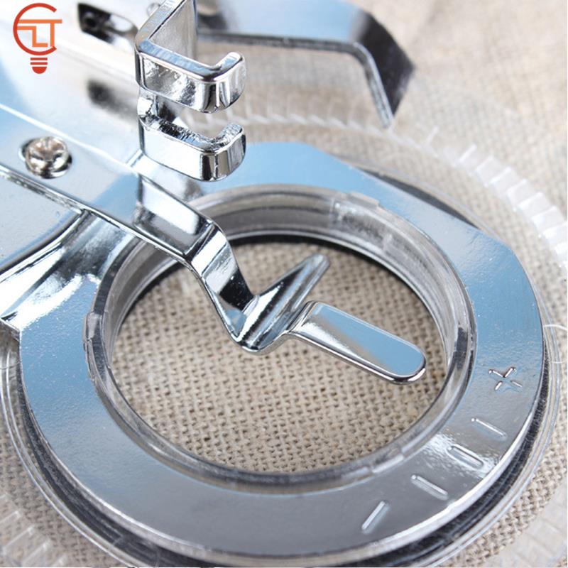 Decorative Daisy Flower Needle Fot Most Low-handle Snap-on Household Sewing Machine Disc Embroidery Presser Foot