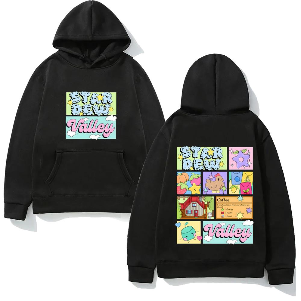 Stardew Valley GAME HOODIE New Style Casual High Quality Harajuku Sweatshirt with Hooded Fleece for Autumn/Winter Comfortable Hoody