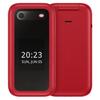 2,8-Zoll Senioren-Klapphandy - GSM Dual-SIM, 2G-Tastatur für Ältere