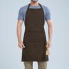 Korean-Style Custom Logo Neck Apron for Baking, Kitchen, Restaurant, and Coffee Shop