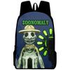 Hip Hop Youthful Funny New Zoonomaly Student School Bags Notebook Backpacks 3D Printed Oxford Waterproof Boys/Girls Travel Bags
