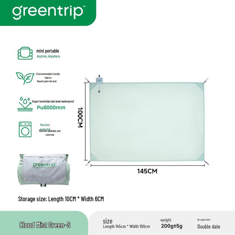 Kompakte wasserdichte Picknick- und Strandmatte für den Außenbereich