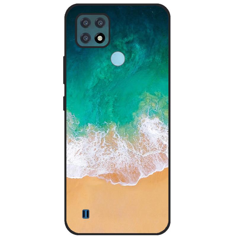 For Realme C21 Case Soft Tpu Silicone Case For OPPO RealmeC21 C 21 Phone Cover Fundas RMX3201 Bumper Case For Realme C21 Cover