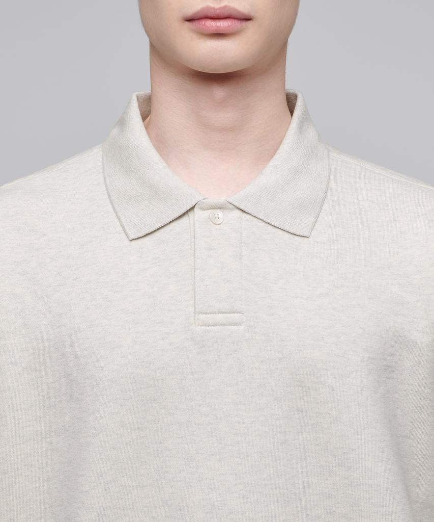 MUSINSA STANDARD Oversized Collared Sweatshirt [Oatmeal]