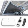 Seiwa Radicool Car Sunshade M Size High Heat Resistance UV Protection 99.9% Front Windshield Shade