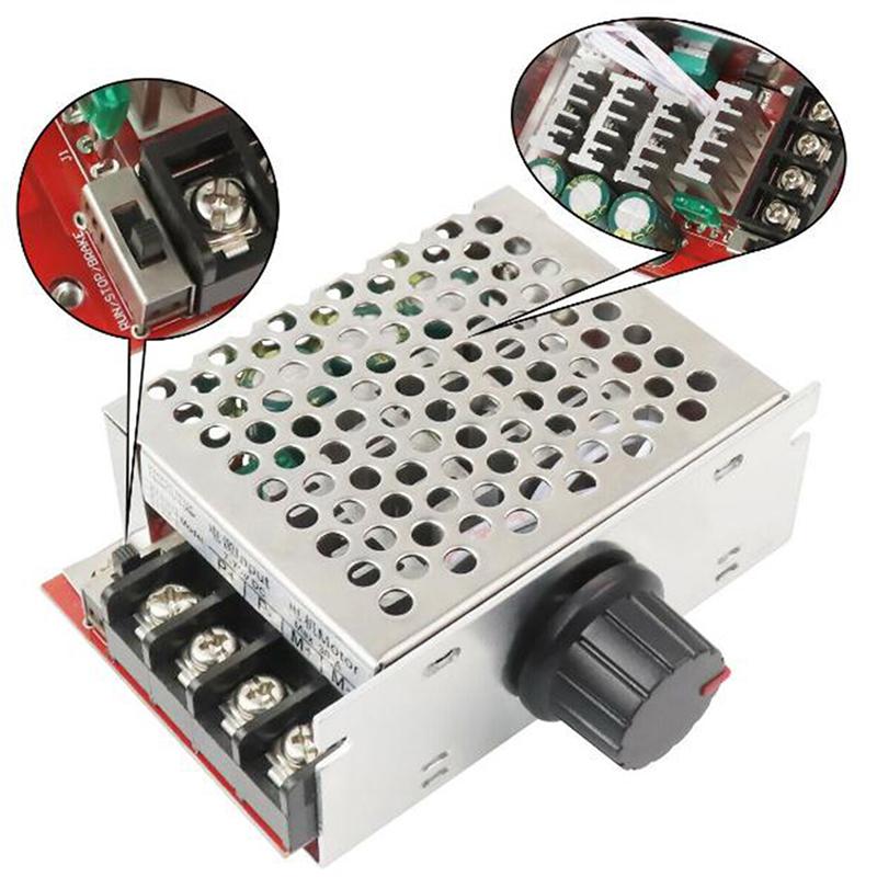 Dc 7-70V 30A Pwm Hho Rc Fırça Motor Hız Kontrol Cihazı Vali Dimmer