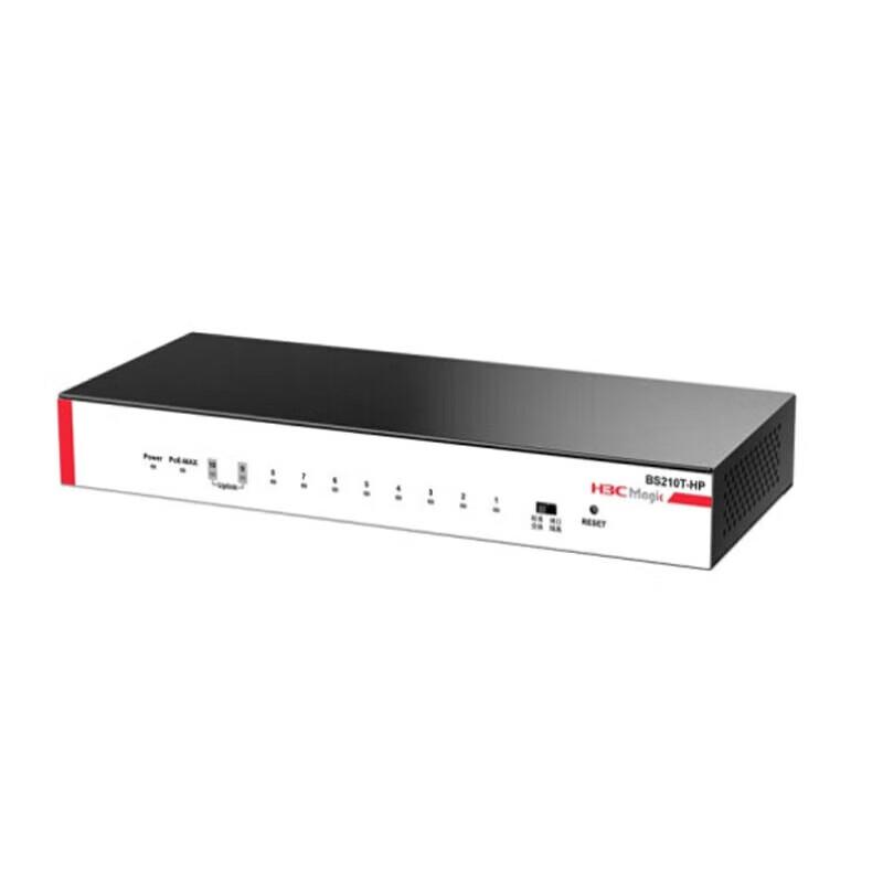 

H3C BS210T-HP 8-Port Gigabit PoE Switch