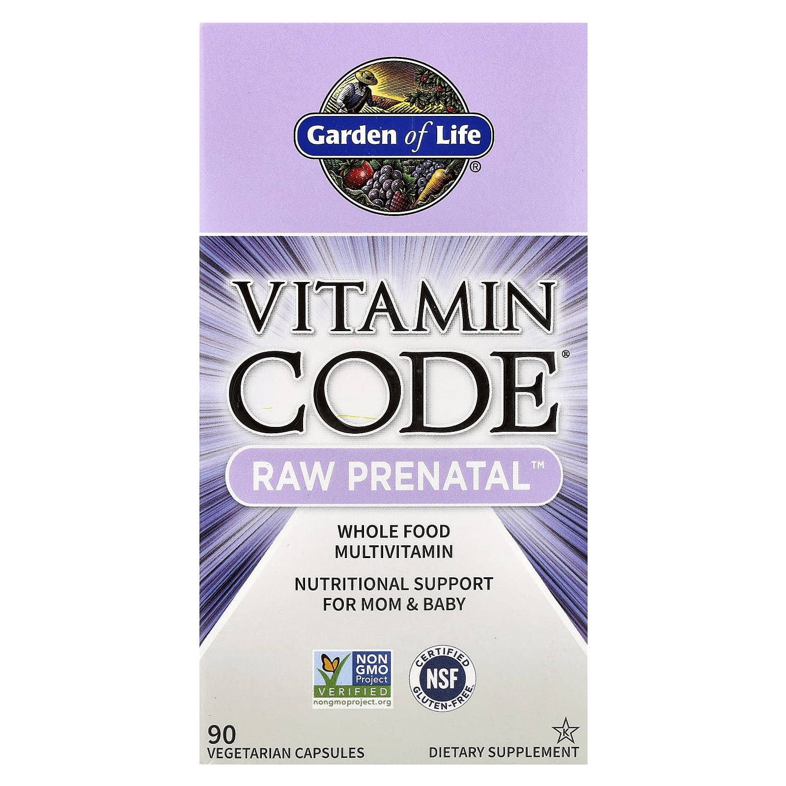 

Vitamin Code, Raw Prenatal, 90 Veggie Capsules