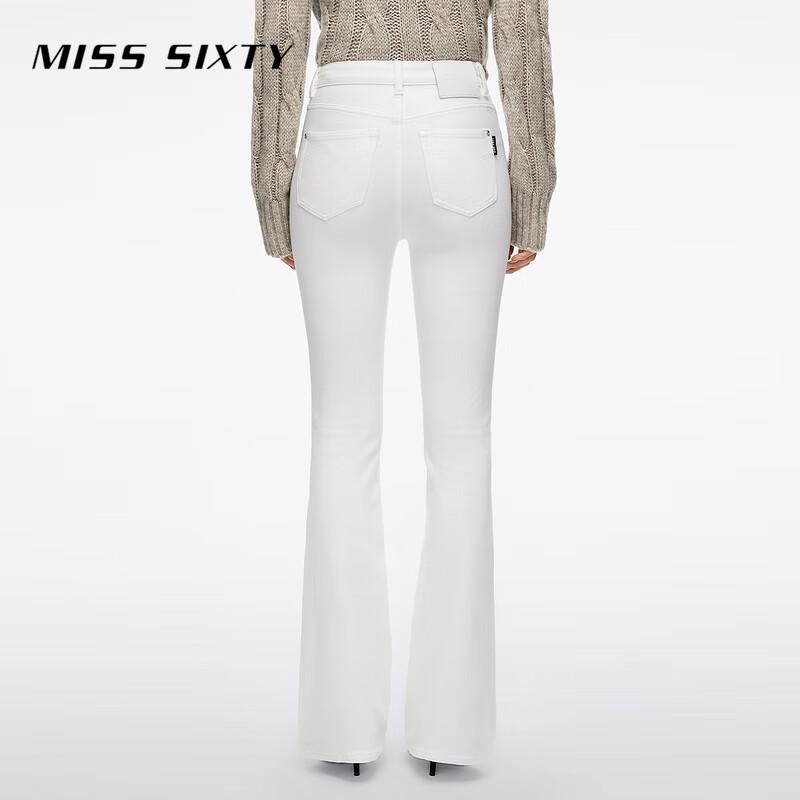 MISS SIXTY Women's High-Waist Slim Fit Flared Brushed Jeans