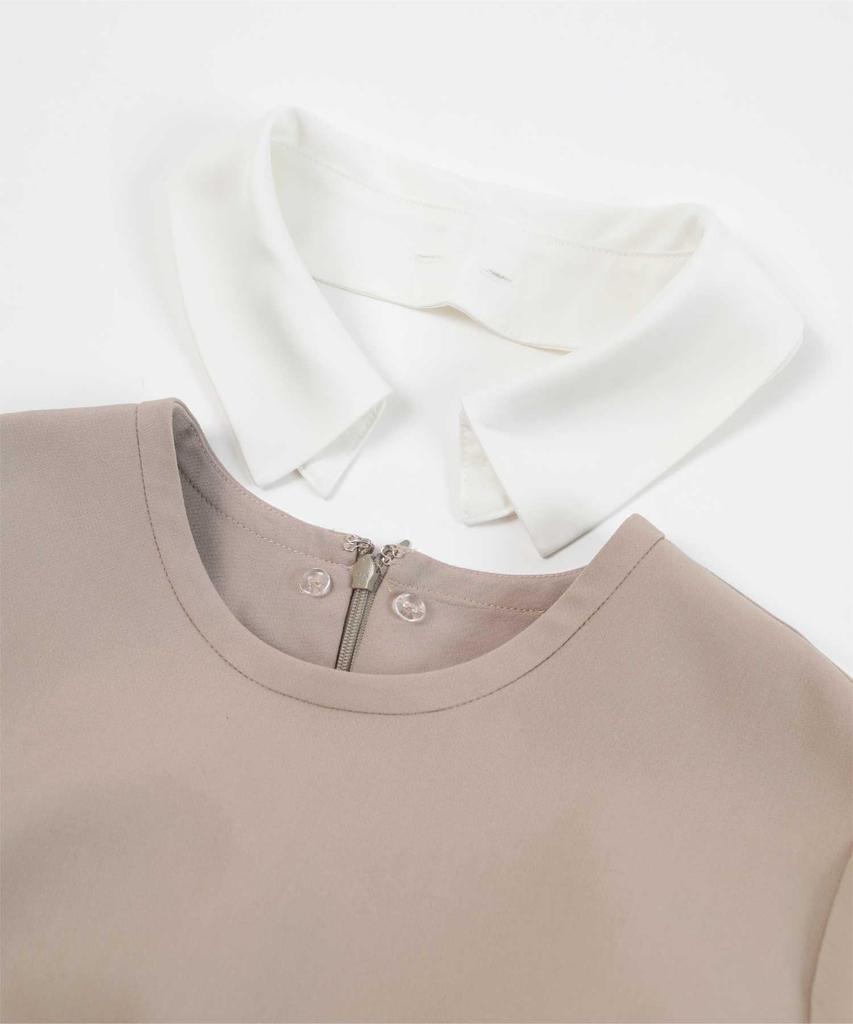 Yours Collared Dress BDXN1761 Medium Navy I-Line Women's