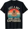 Just A Boy Who Loves Capybaras Recto Capybara Lover T-Shirt UNISEX S-3XL
