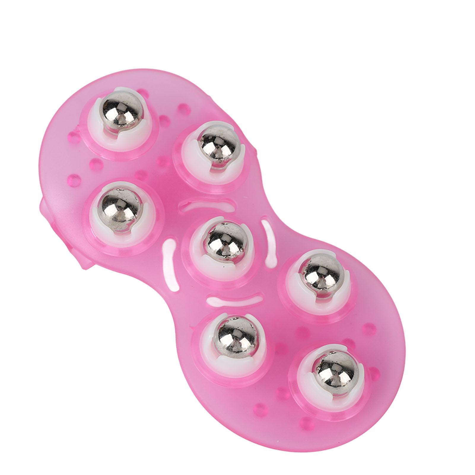 

Массажер-перчатка 7 стальных шариков вращение на 360 градусов расслабление мышц массаж тела контурирование тела