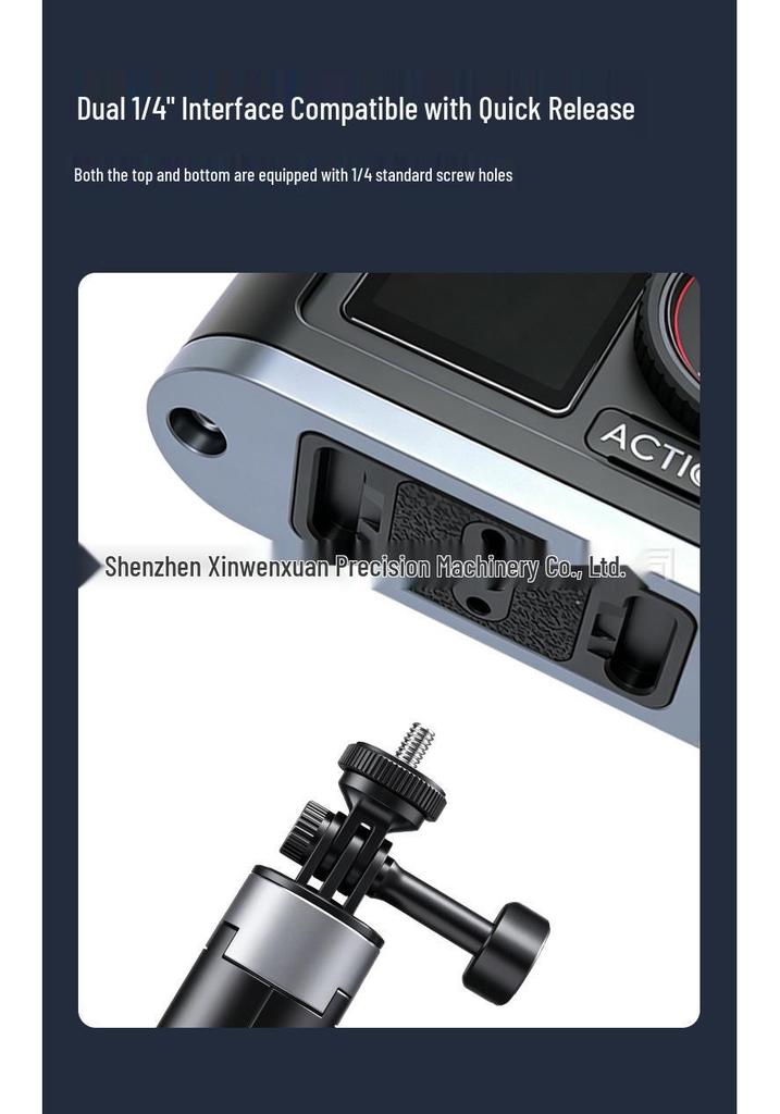 Aluminum Alloy Protective Cage for DJI Action 5 Pro/4/3 Sports Camera