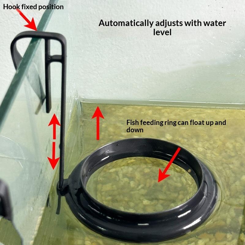 1/2/5Pcs Aquarium Feeding Ring Fish Tank Station Floating Food Tray Feeder Circle Accessories Fish Foods Feeder