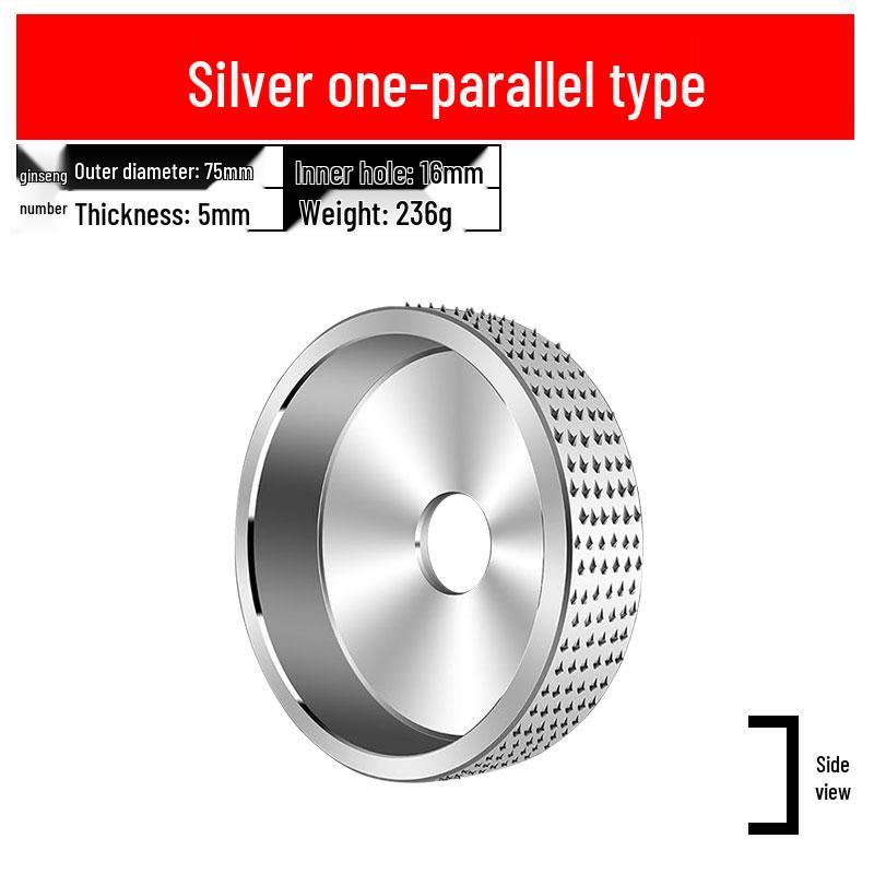 Woodworking Angle Grinder Burr Disc & Polishing Wheel Set