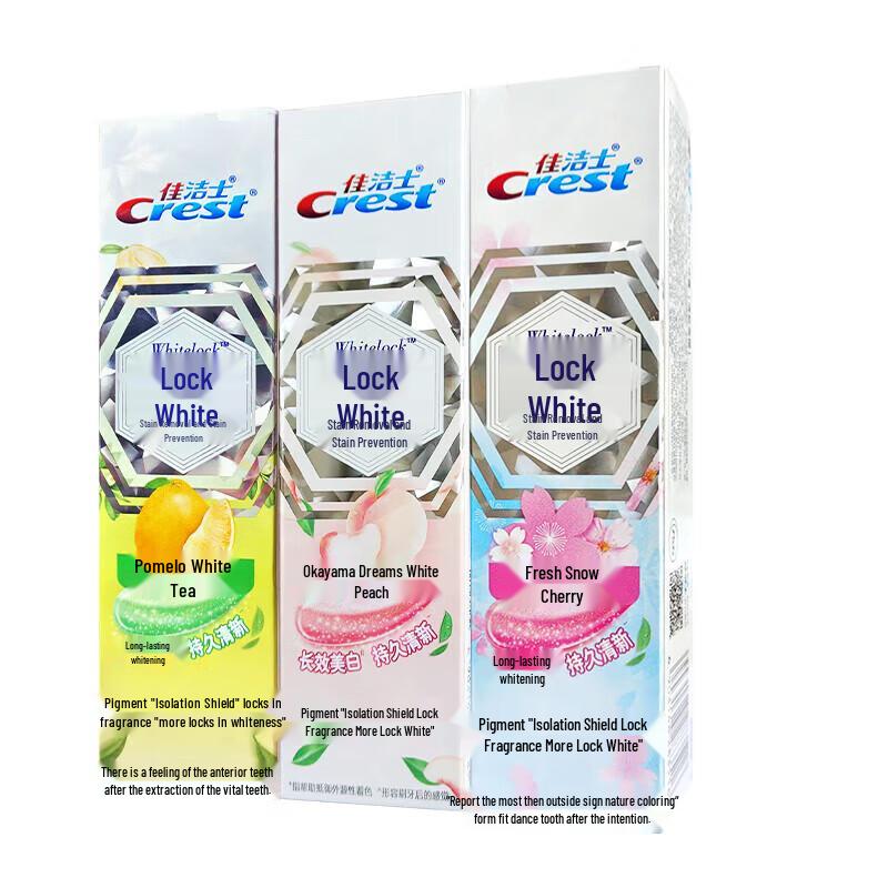 Crest Dual-Color Whitening Fluoride Toothpaste