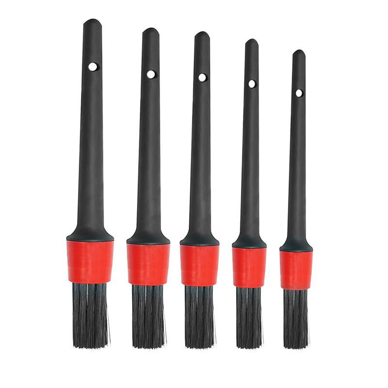 

Car Wash & Detail Brush Set for Gaps, Wheels, Air Vents, and Grills чёрный