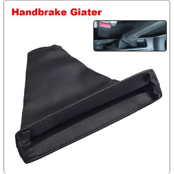 

Hacreyatu Black PU Leather Shift Lever Shift Strap Trunk Cover, Car Handbrake Leather Cover, for Toyota Corolla 2007-2013
