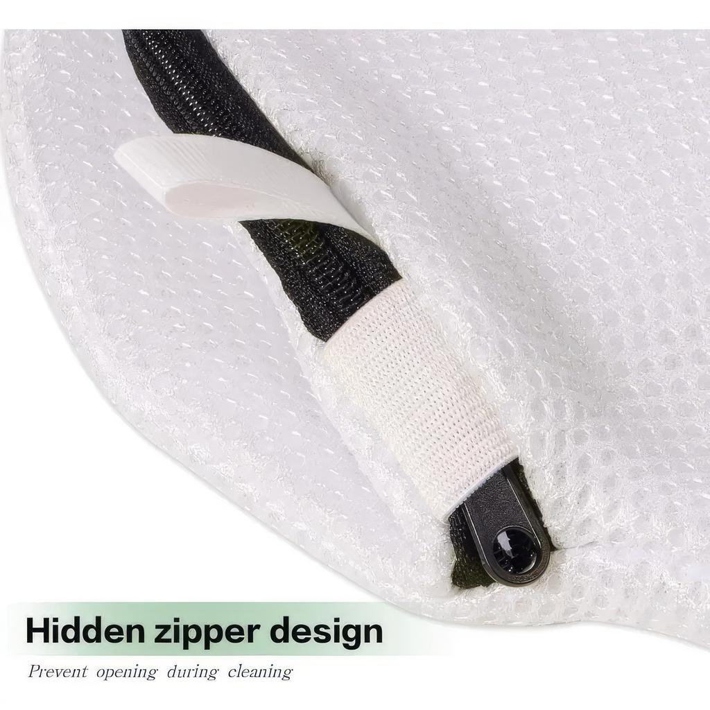 1 White Portable Lazy Shoe Bag, Sturdy and Durable, Reusable, Suitable for Washing Machines and Dryers