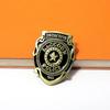 Movie Resident Evil Brooch Movie Props Raccoon City Police Detective Badge Key For Women Men Fans Jewelry Accessories Gifts