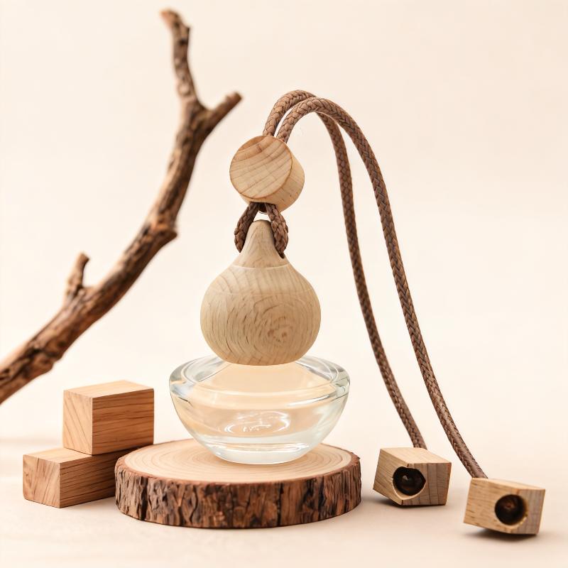 1Pcs Aromatherapy Essential Oil Bottle Hanging Car Perfume Bottle Ornament Auto Air Freshener Car Decoration Interior For Home