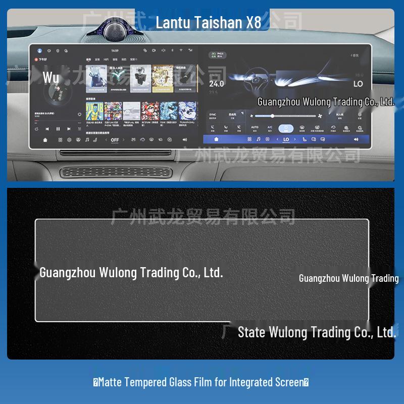 Fits 26 Lantu Tianshan X8 Models: Central Control Navigation Screen & Gear Shift Protective Film