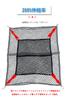 Highly Elastic Cargo for Prevents Luggage from Easy Strong Saves Time with Easy Setup Net, 2-Layer, 120x150cm, Cars, Falling, Installation, Net,