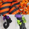 New Halloween Witch Hat Leg Door Wreath Halloween Wreath Door Hanging Decoration Happy Halloween Party Home Party Supplies Newest