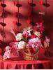 Romantic Floral Arrangement for Weddings, Bedrooms, and Living Rooms - Bedside Bouquet Decorations