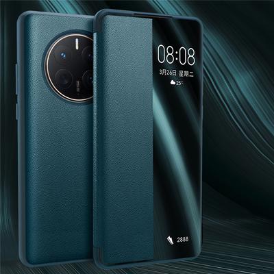 Magnetic Flip Cover Leather Phone Case for Huawei P50 Pro P40 Lite P30 Honor 50 Nova 9 8 7 Mate 50 40 30 RS Shockproof Smart View Cover