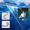 2Pcs Stainless Steel Fish Hook Extractor Remover Disgorgers with Handlebar for Fish
