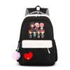 Large Capacity Cartoon Pattern School Backpack for Teens Leisure Fashion Travel Bag
