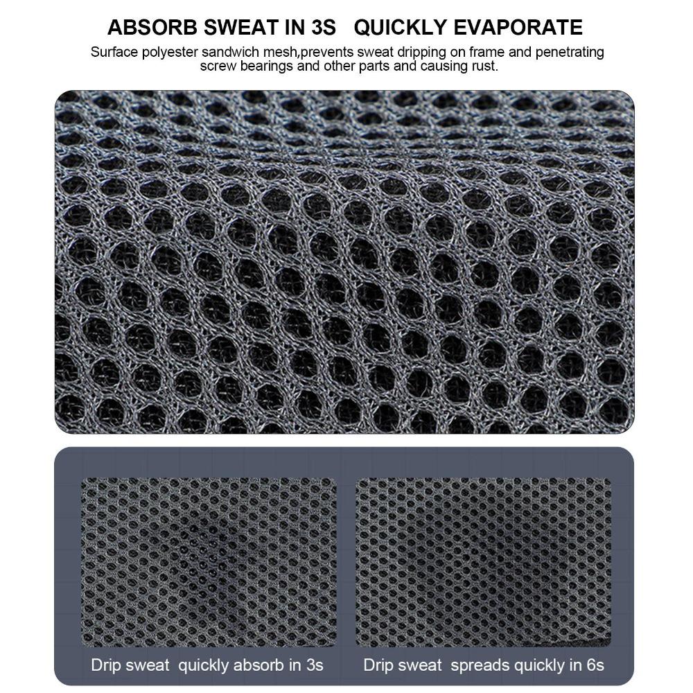 Sweat Absorb Bike Sweat Guard With Phone Pouch Bicycle Trainer Sweat Net  Mountain Road Bike