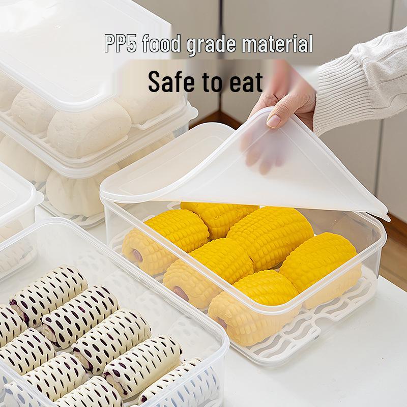 Large Capacity Fresh-Keeping Storage Box for Steamed Buns and Dumplings