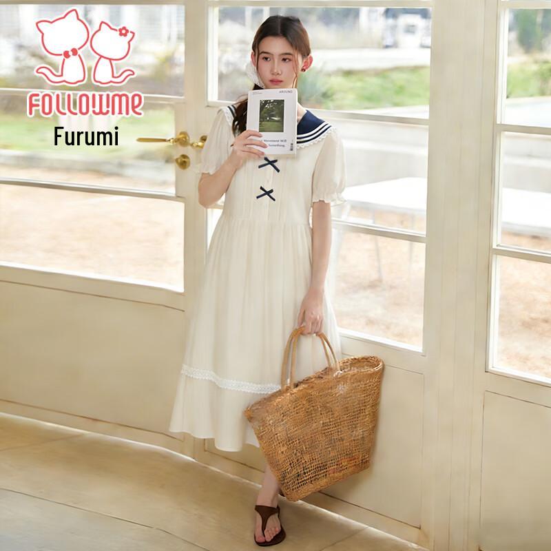 Fuluomi Girls' Summer Academy Style Sailor Dress