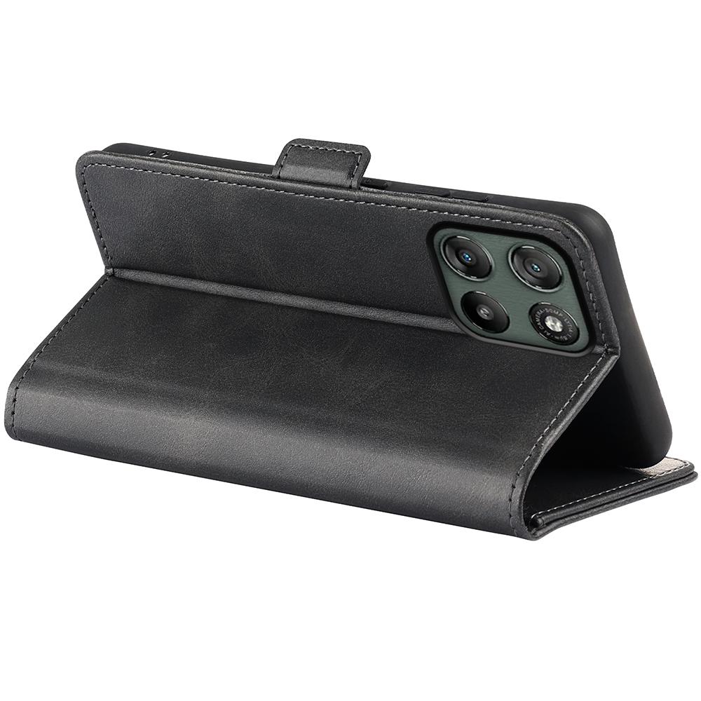 For Motorola Moto G67 Power 5G Case Calf Texture Leather Wallet Phone Cover