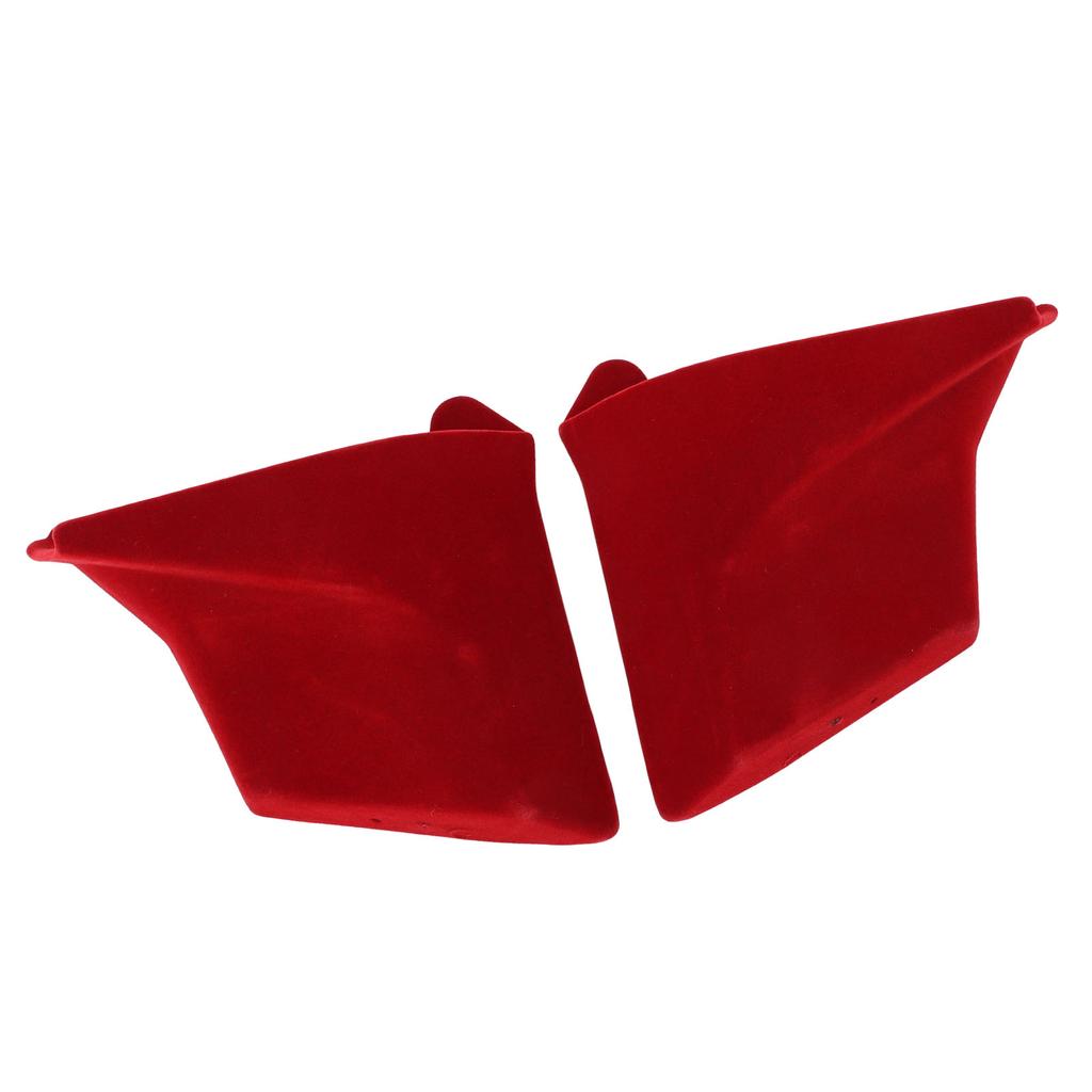 1 Pair Center Console Organizer Ample Storage Space Front Row Armrest Storage Box for Cayenne 2011 to 2017 Red