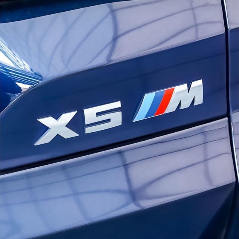 3D Metal Car Body Side Badge Body Rear Trunk Decor Sticker Modification For BMW M X1 X2 X3 X4 X5 E84 F26 E83 F25 E53 E70 E71 G02 Sdxp72