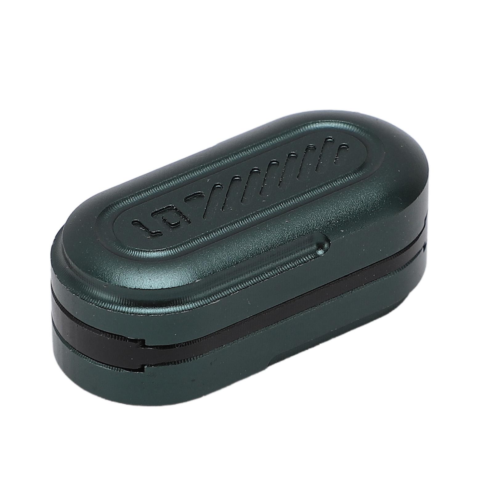 Metal Haptic Push Slider 3 Layer Capsule Shape Inspired Finger Push Card Slider Toy for Travel