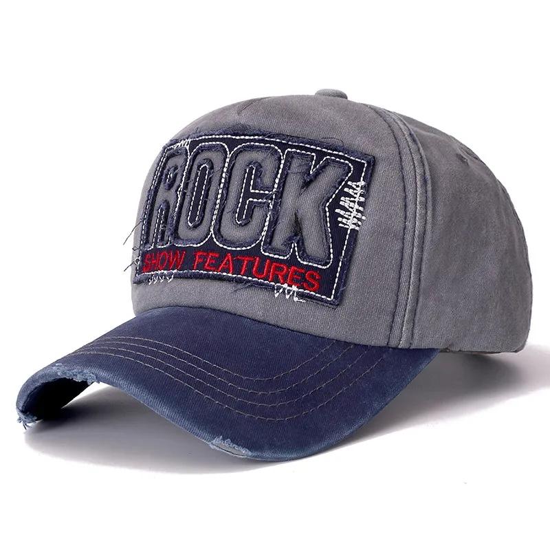 Outdoor Adjustable Casual Her Him For Women Men Cap Baseball Stitched Stitching Embroidered Lettering Alphabet Rock School Old Vintage Cotton