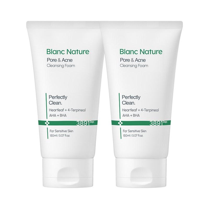 Blanc Nature Acne Functional Cleansing Foam, 150ml, 2 pcs