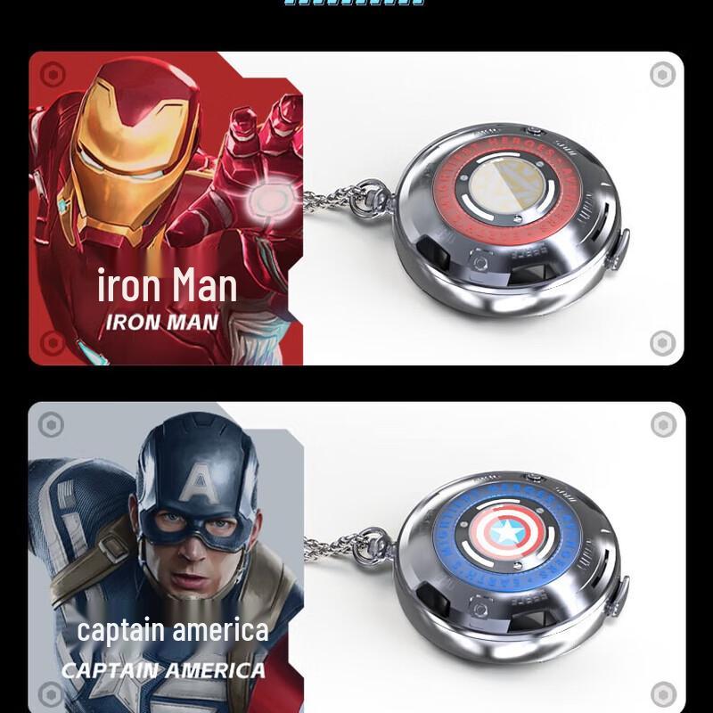 Disney Marvel Iron Man BF10 Mecha Pocket Watch Earbuds