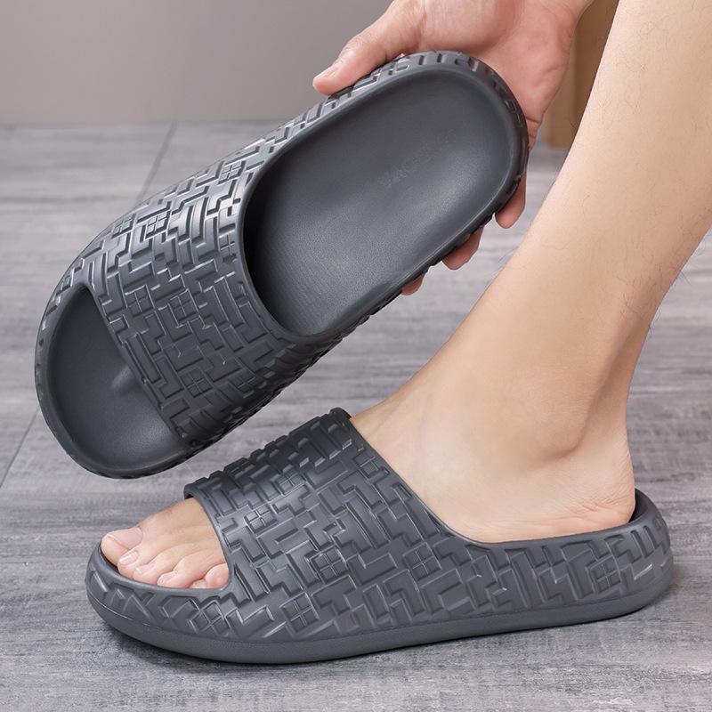 EVA Men s Non-slip Home Slippers with Unique Pattern