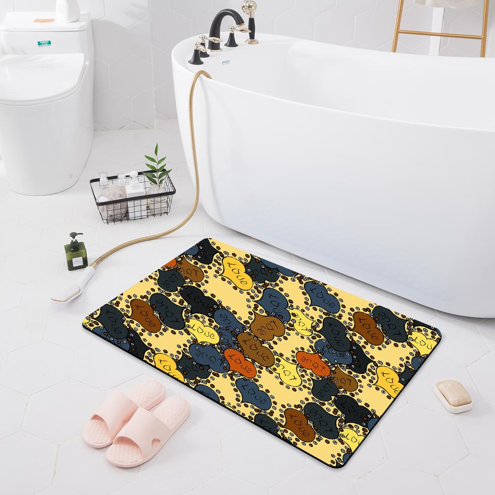 Bathroom Non-slip Absorbent Mat Toilet Shower Room Carpet Bedroom Corridor Door Mat Kitchen Floor Carpet