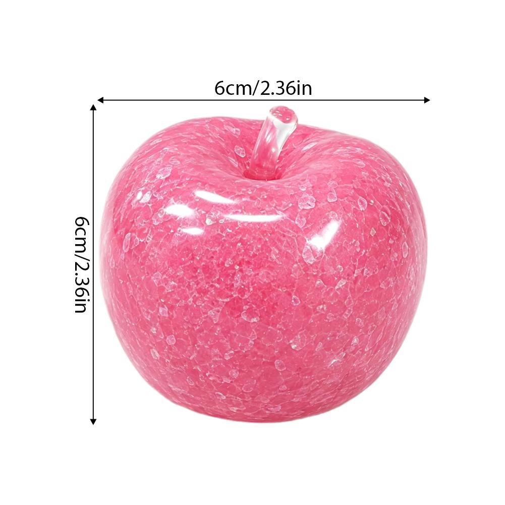 Maltose Apple Squishy Fidget Toys Colorful Stress Relief Ball Vacuum Shapeable Squeeze Toy For Anxiety Relief Desk Decor Gift