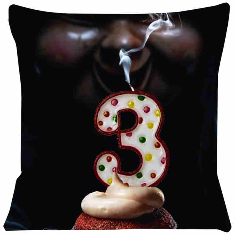 Happy Death Day Cushion Cover Decorative Pillowcase Chair Seat Square Car Pillow Cover Home Living Textile SJ208