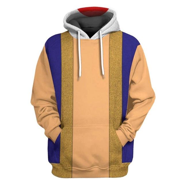 Toad Cosplay Men and Women Hoodie Adult Costume Game Movie Bros Roleplay Outfits Casual Pullover Halloween Party Clothes Disguise