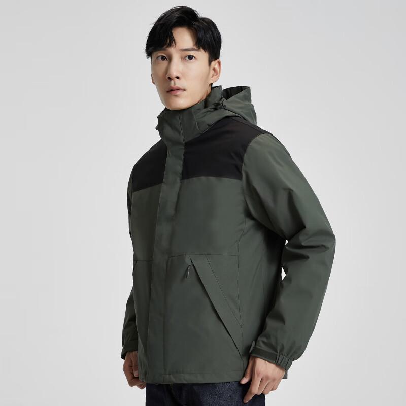 Unisex 3-in-1 Detachable Outdoor Windbreaker Jacket