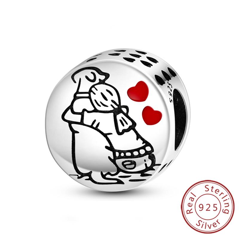 New Copper Charm Beads Dog Cat Pets Pendant Fit Original Bracelet Necklace Diy Charm Jewelry Making