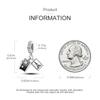 Charms Original Copper Camera Travel Pendant Tower Beads Fit Bracelet Women Jewelry Diy Fine Gift Accessory